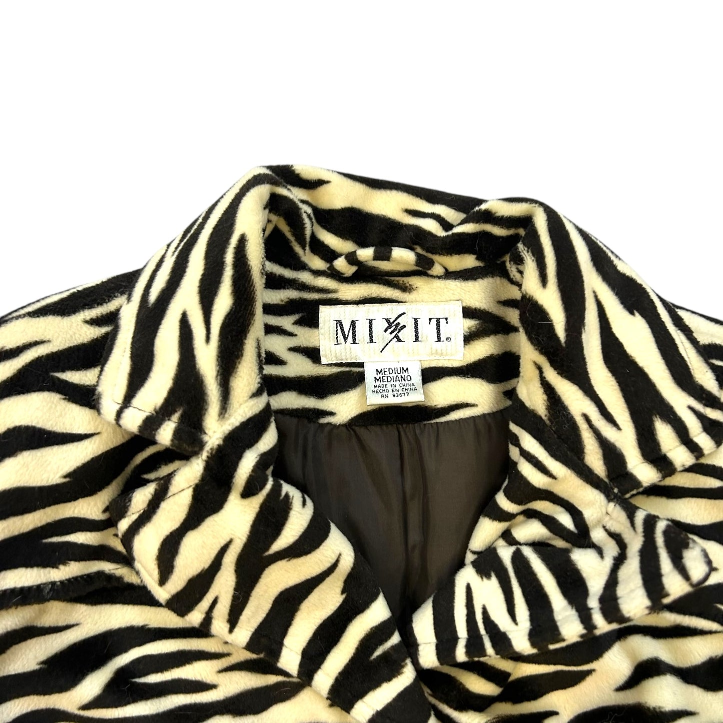 The Zebra Print Overcoat (M)