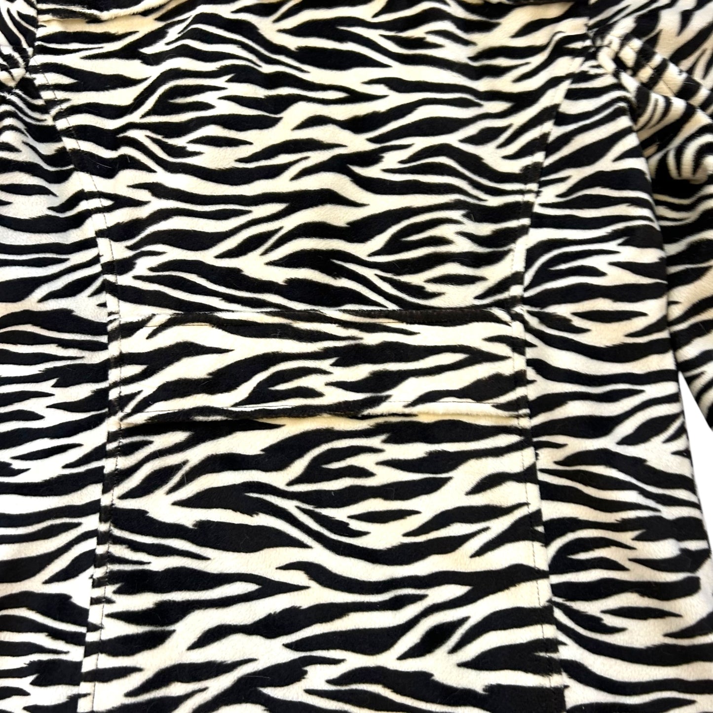 The Zebra Print Overcoat (M)