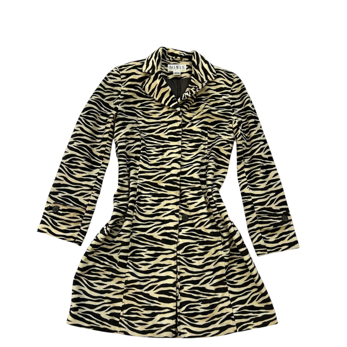 The Zebra Print Overcoat (M)