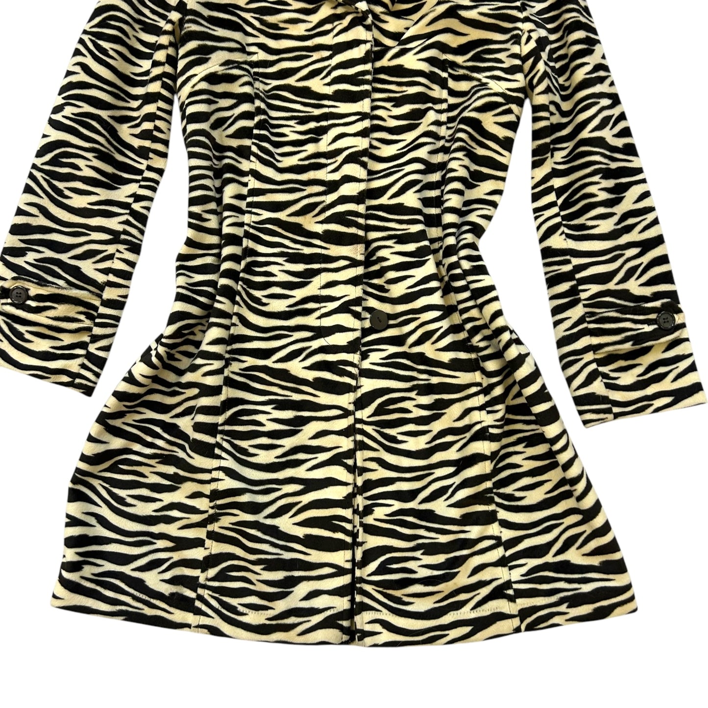 The Zebra Print Overcoat (M)