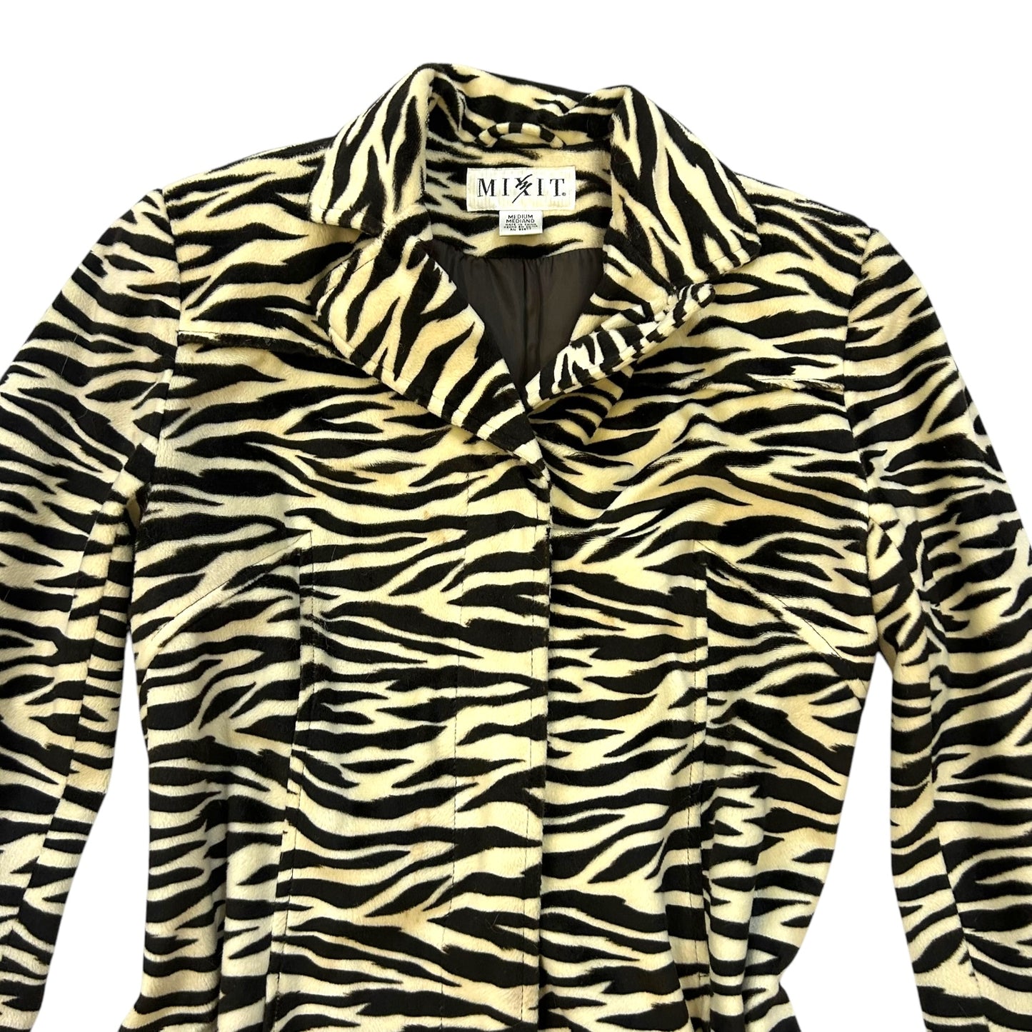 The Zebra Print Overcoat (M)