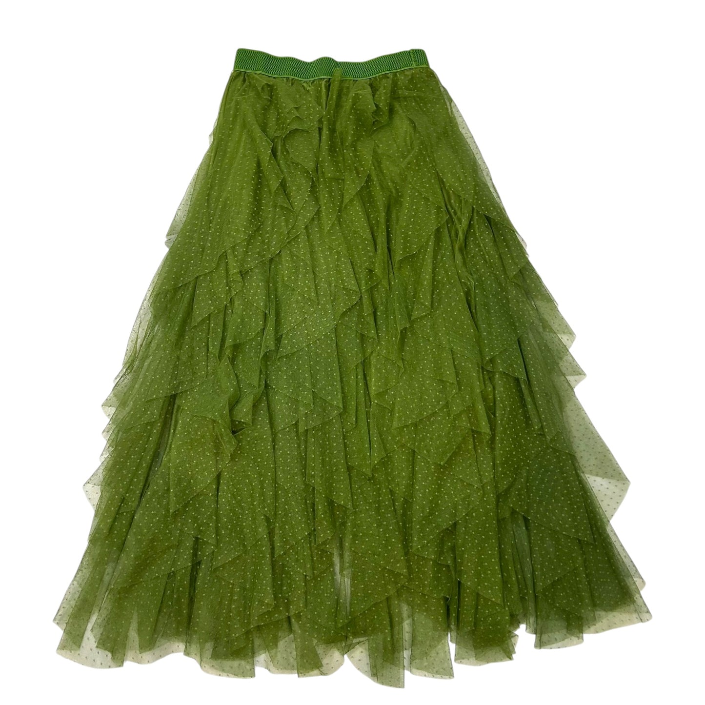 The Sage Ruffle Maxi Skirt (M)