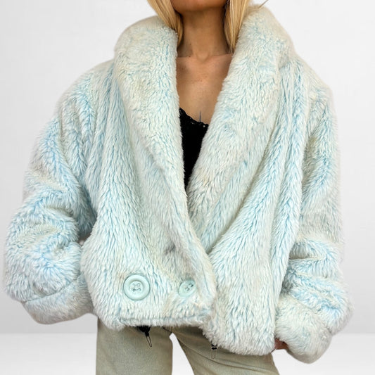 The Bluebell Faux Fur Jacket (XL)